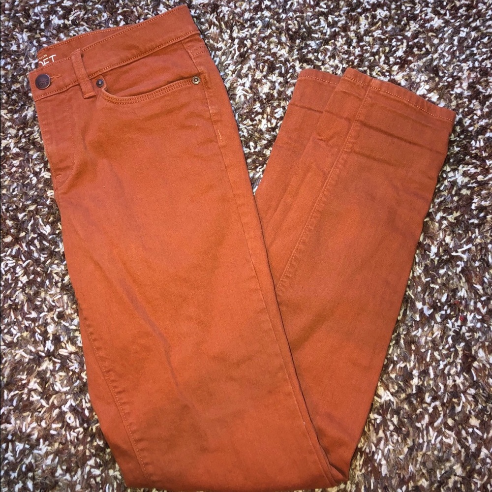 Orange Skinny Jeans